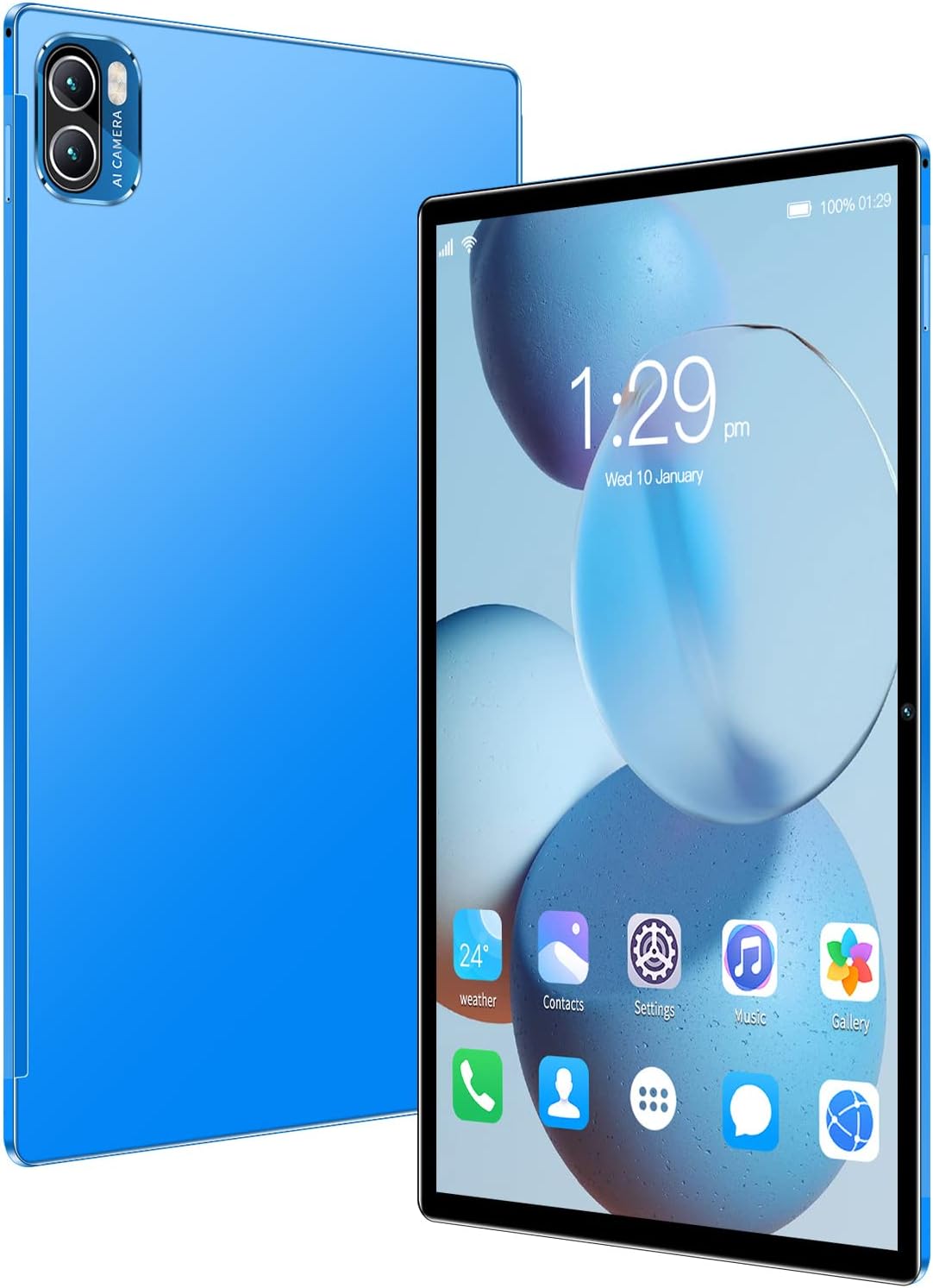 10.1 inch X5 Pro Tablet, 4+32G Full Screen Tablets with Dual SIM Card Slots