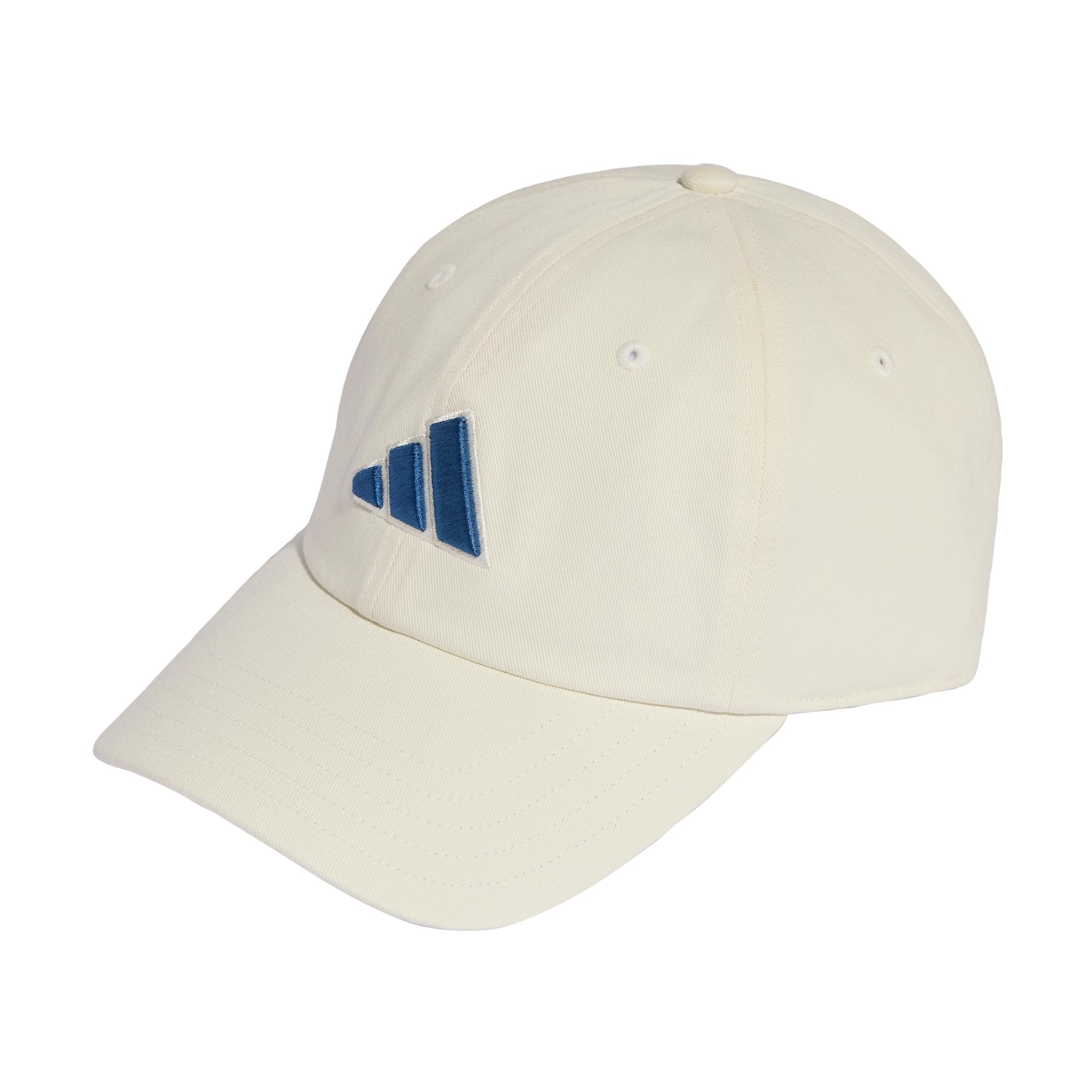 adidas Unisex DAD Cap Tonal Logo, Off White/Dusky Petrol, S-M
