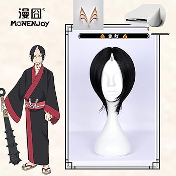 【鬼灯の冷徹】茄子　ウィッグ付　ほぼフルセット　M　コスプレ衣装　E-9665★ 茄子フルセット着物 コスプレ衣装+ウィッグ 鬼灯の冷徹 茄子フル