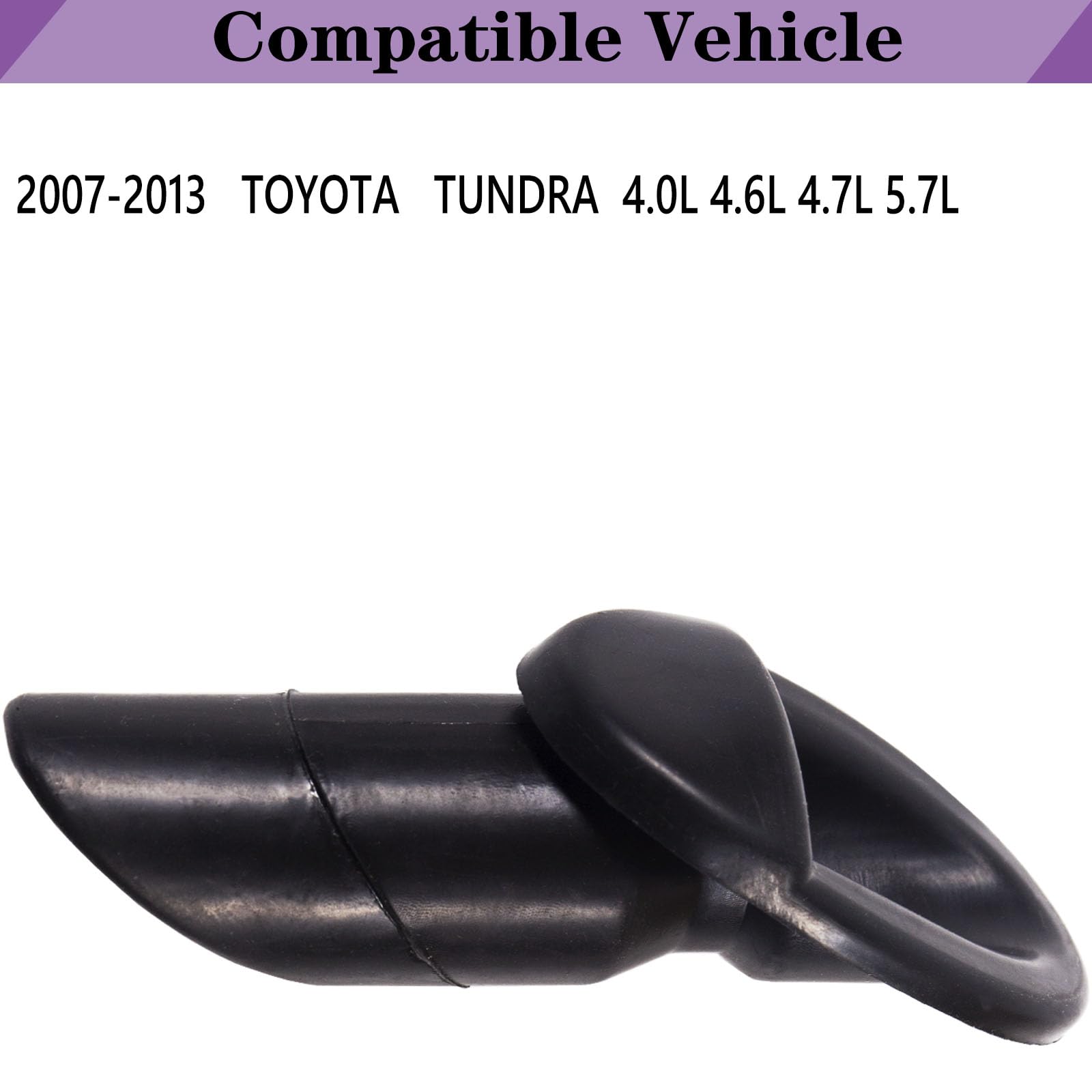 Tundra Antenna Base Grommet Ornament 2007 2008 2009 2010 2011 2012 2013 2014; 07 08 09 10 11 12 13 14 4.0 4.6 4.7 5.7L 86392-0C040 for Toyota Tundra Radio Antenna Mounted Base Replace 863920C040.