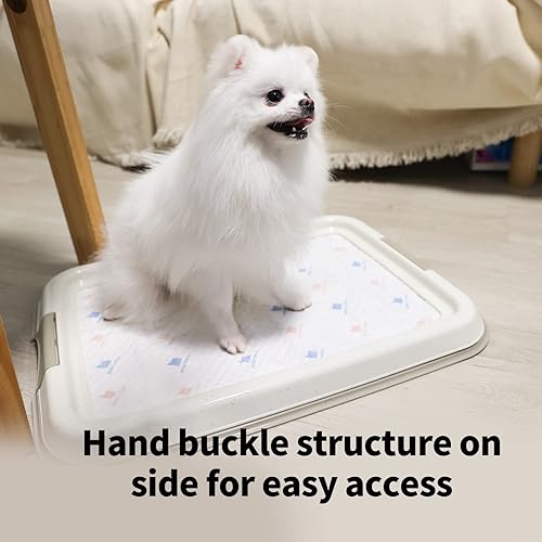 Miniatura 7 de Pawise Soporte para almohadillas para cachorros, soporte para almohadilla de perro, bandeja de almohadilla para orina para almohadillas de