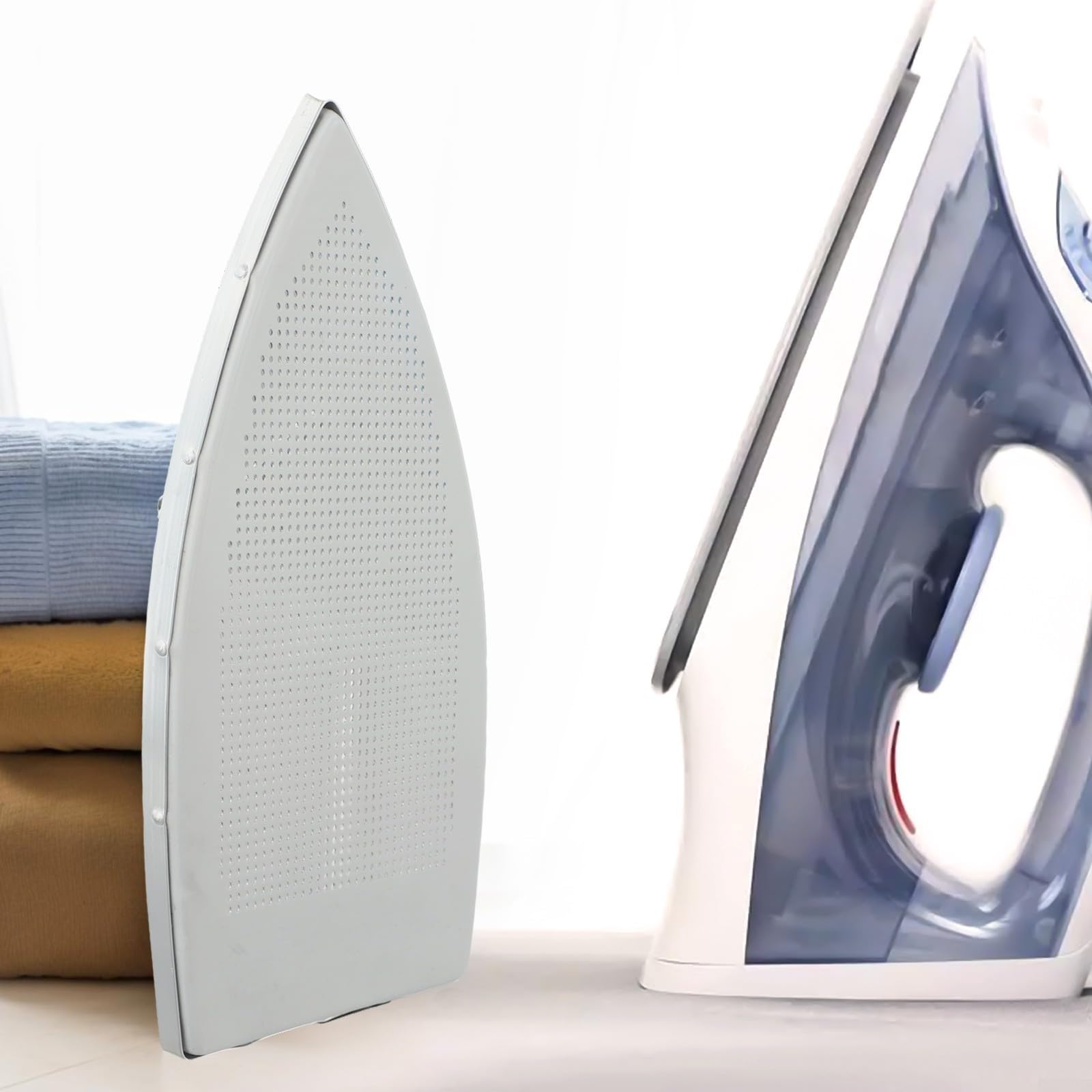 Cubierta de silicona para plancha, resistente al calor, protector de plancha de vapor antiadherente de aluminio para zapatos para prensar ropa, accesorios de protección de hierro para el hogar, viajes — view 3