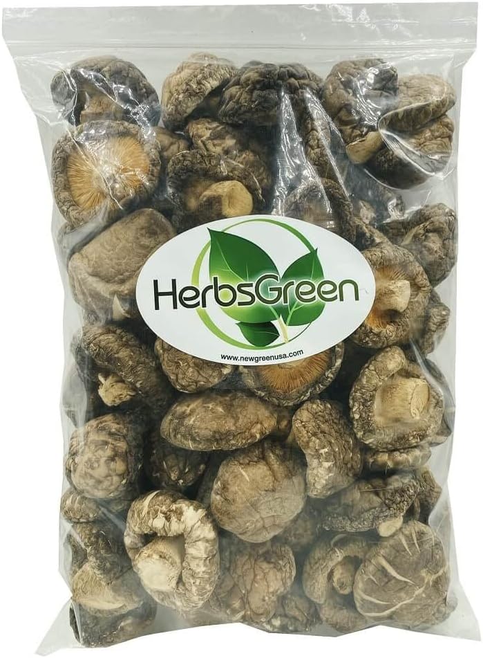 A Grade Dried Shiitake Mushrooms Medium Size (1 LB.)