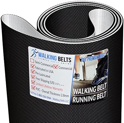 WALKINGBELTS LLC - Life Fitness Integrity Series CLST CLST-DMLXX-01 S/N: CLL148436 Treadmill Walking Belt 2ply Premium