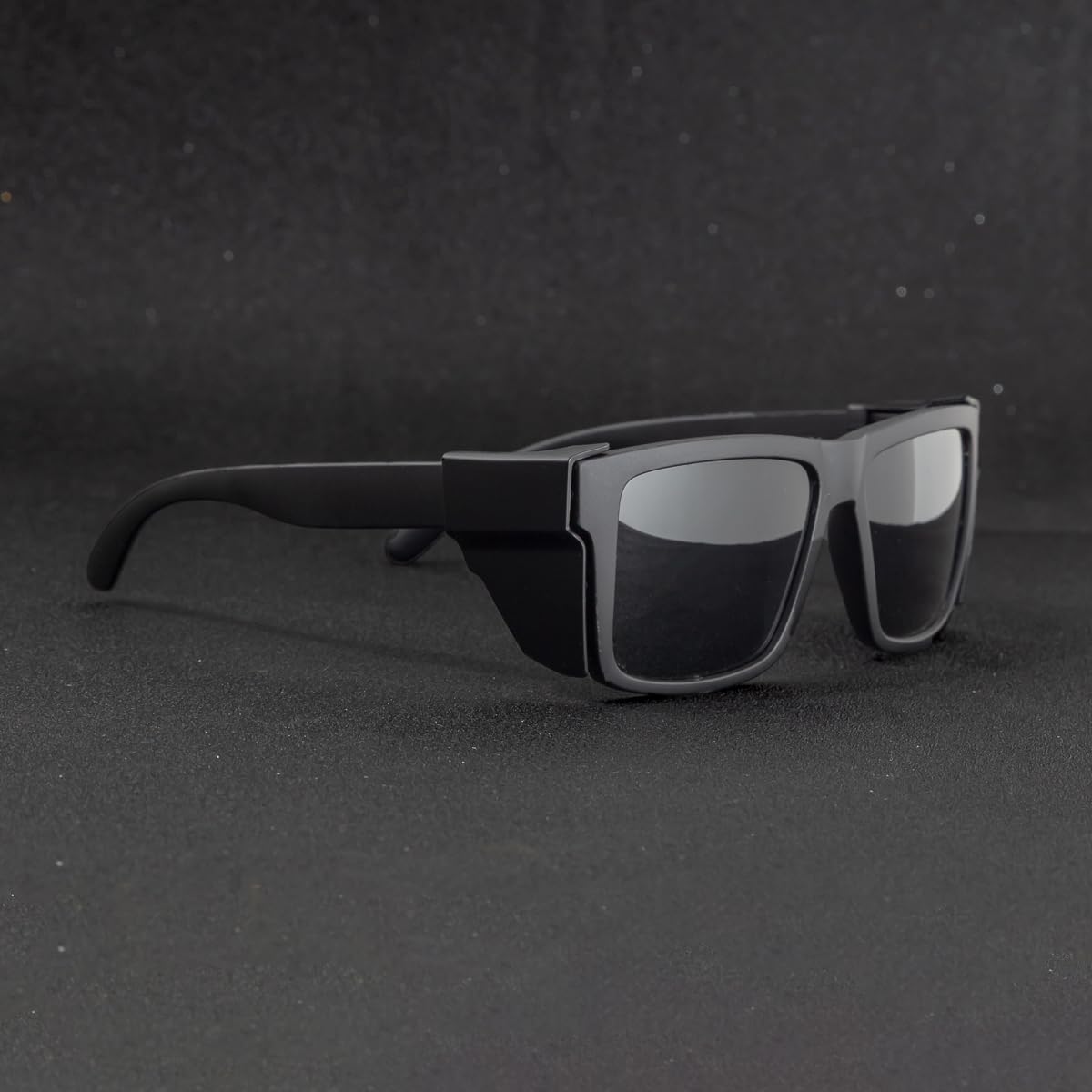 Polarisierte Sicherheitssonnenbrille für Herren und Damen, hochschlagfest, ANSI Z87UV400-Schutz mit Seitenschild