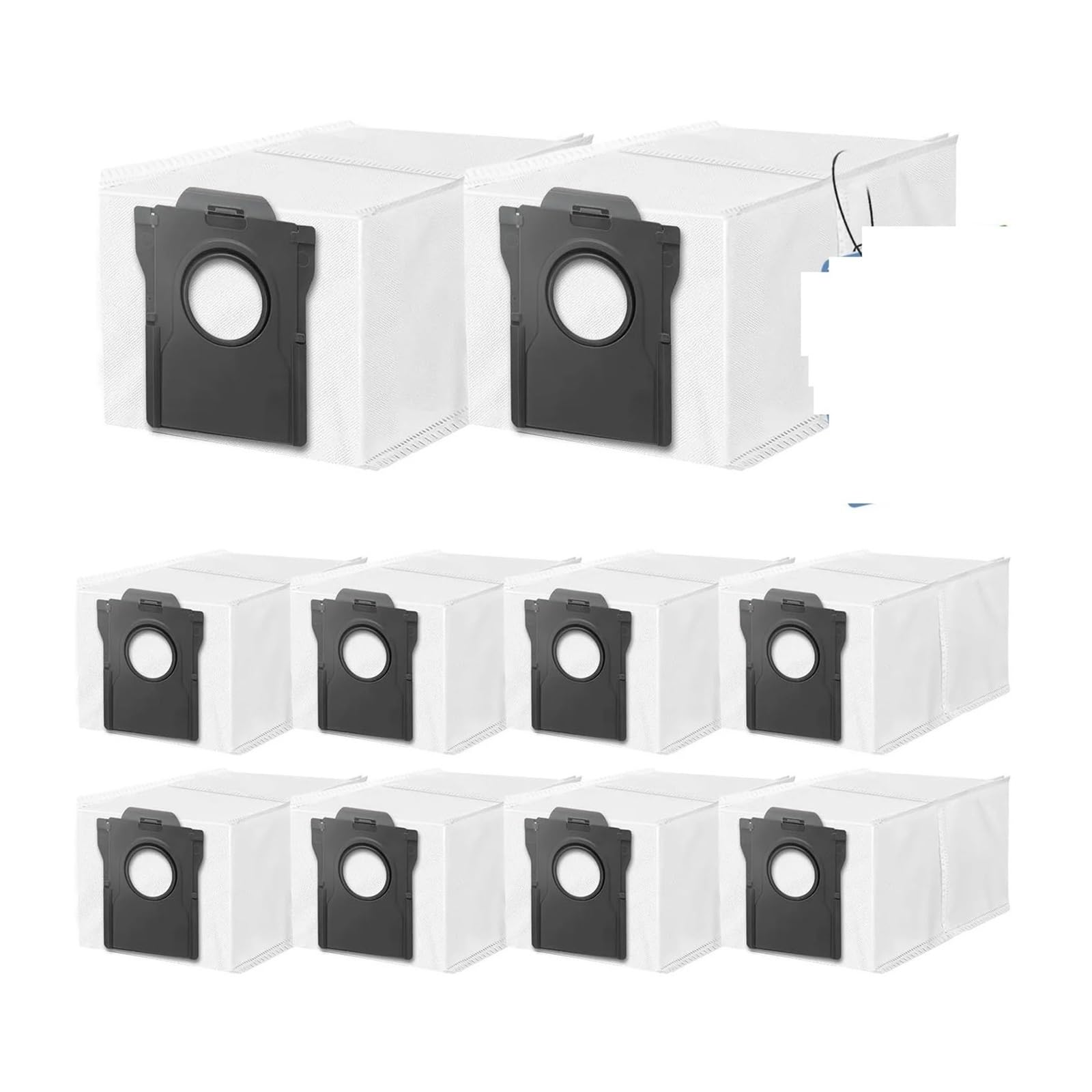 10 Dust Bags，Compatible For Dreame，L40s Pro Ultra/L10s Ultra Gen 2/Gen 3, X40/X50/L40S/L10/X20/X30/L50/Aqua10 Ultra, for Mova P5
