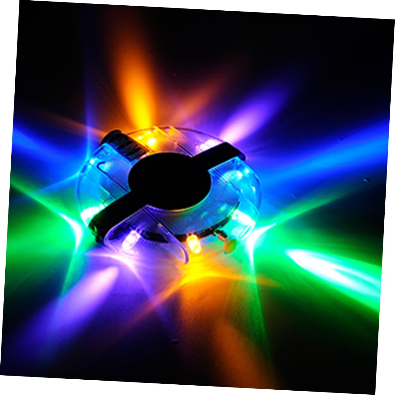 BESPORTBLE LED Bici Impermeabile Spia Ruota di Bicicletta Luce per Bici luci delle Ruote della Bicicletta Auto Spia della Bici mozzi Ciclismo Leggeri plastica Silver