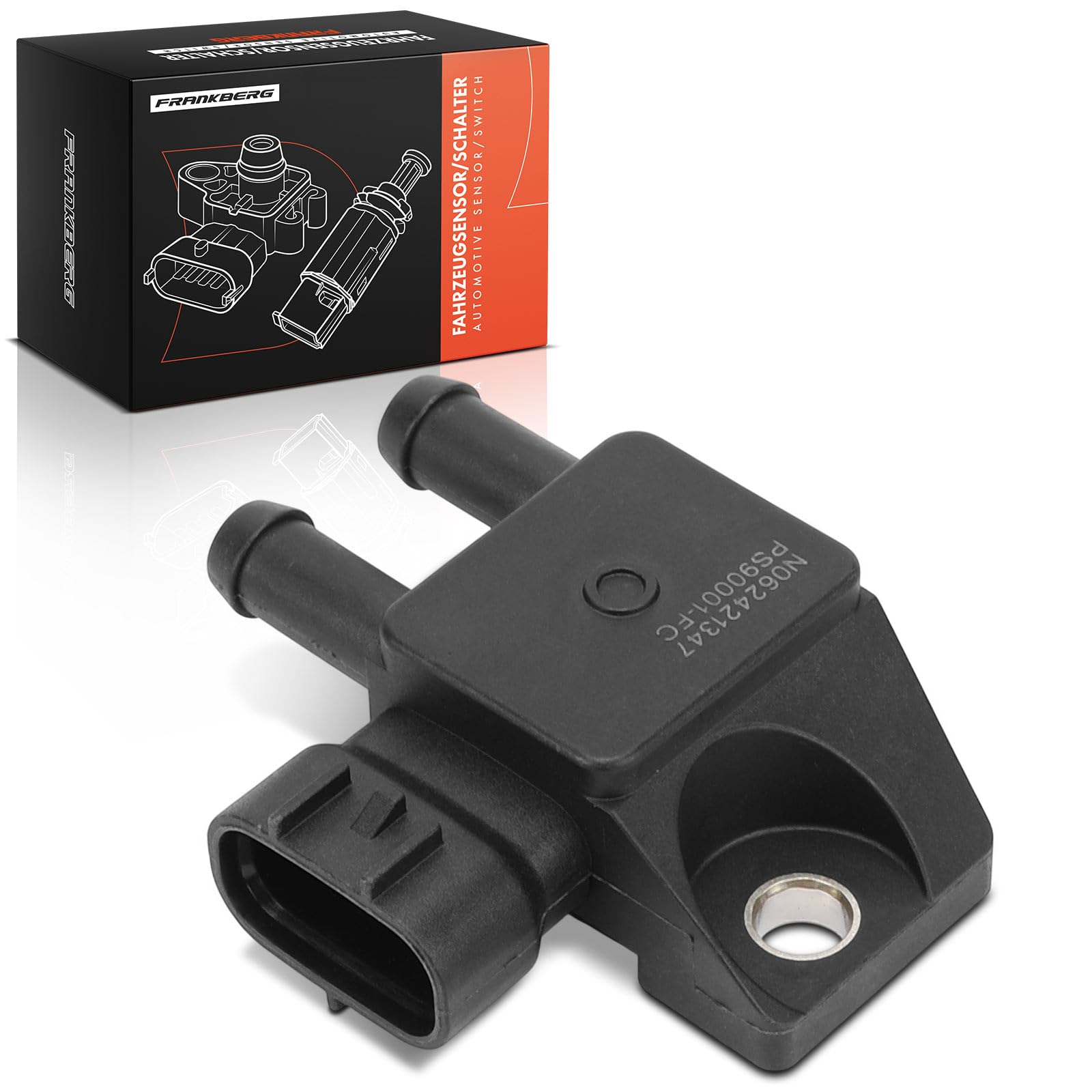 Frankberg Sensore di pressione del tubo di aspirazione 3-Poli Diesel Compatibile con Accent IV Berlina RB Santa Fé III DM DMA Tucson TL TLE i30 GD Ceed CD Rio III UB Replace# 9022090001