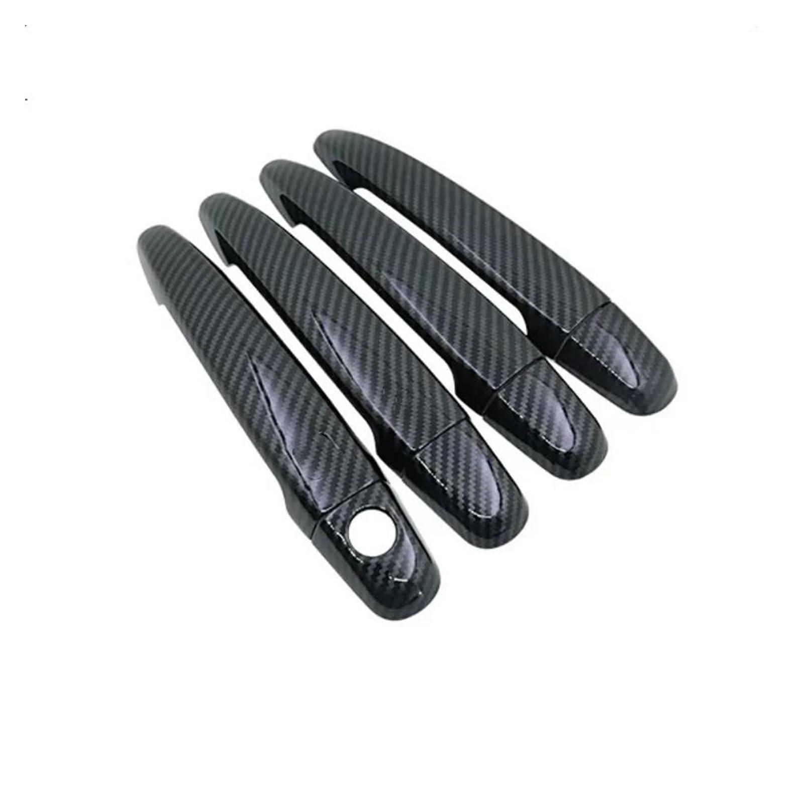 Cavinbdz Carbon No Button Car Exterior Door Handle Cover For Toyota For Premio For Allion T260 2008~2019 (Carbon No Button)