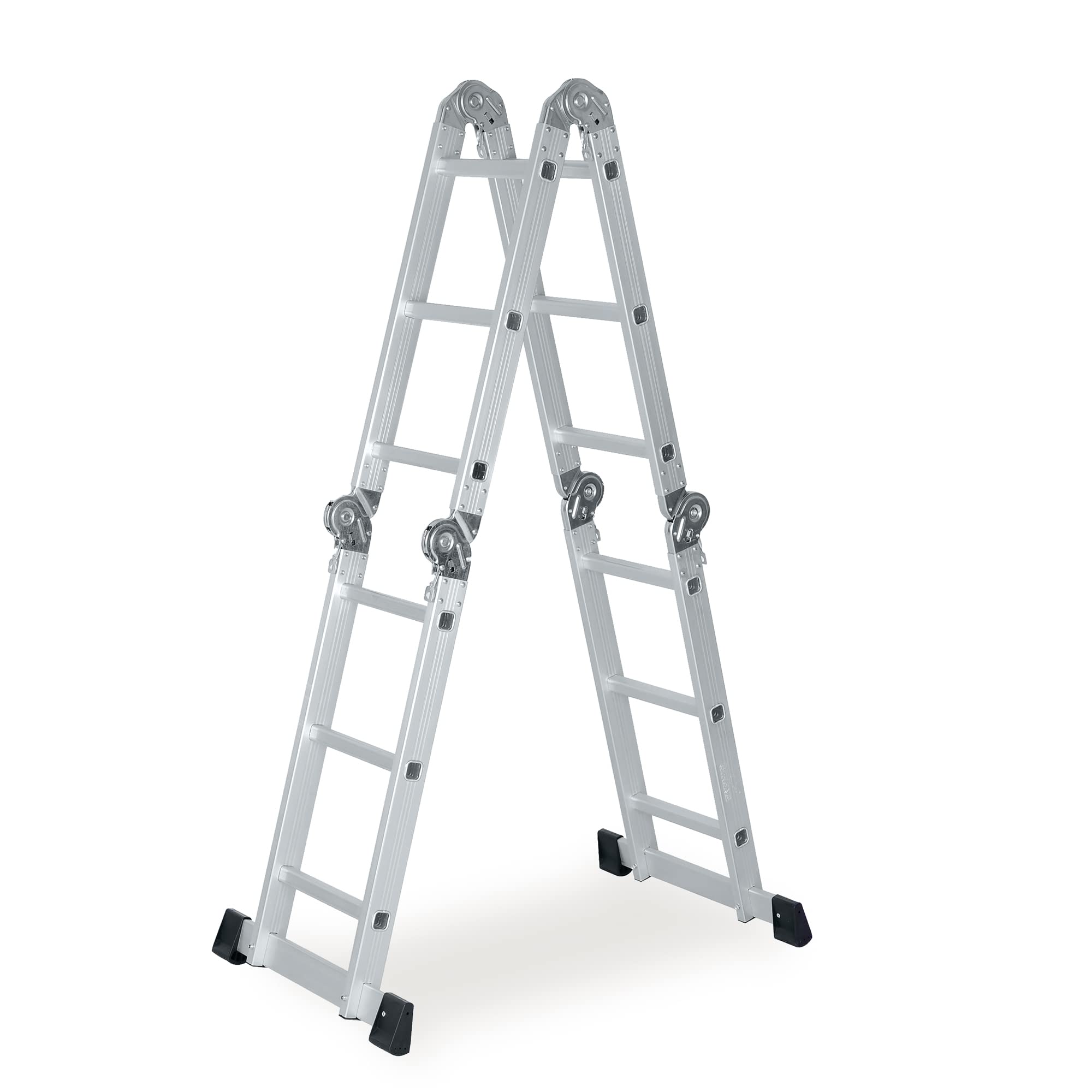 Linea Garden Friend Scala Alluminio Everest 4X3 Multifunzione Portata Max Kg 150 Per Uso Domestico E Bricolage - 4