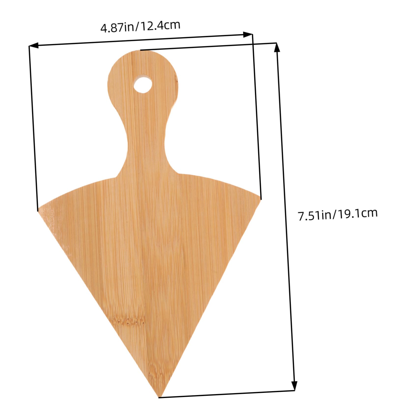 Unomor Bamboo Pizza Peel Dual-use As Cutting Board Serving Tray for Pizza Bread