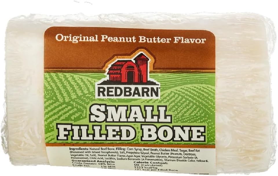 Small Filled Bone Peanut Butter, 1 Bone