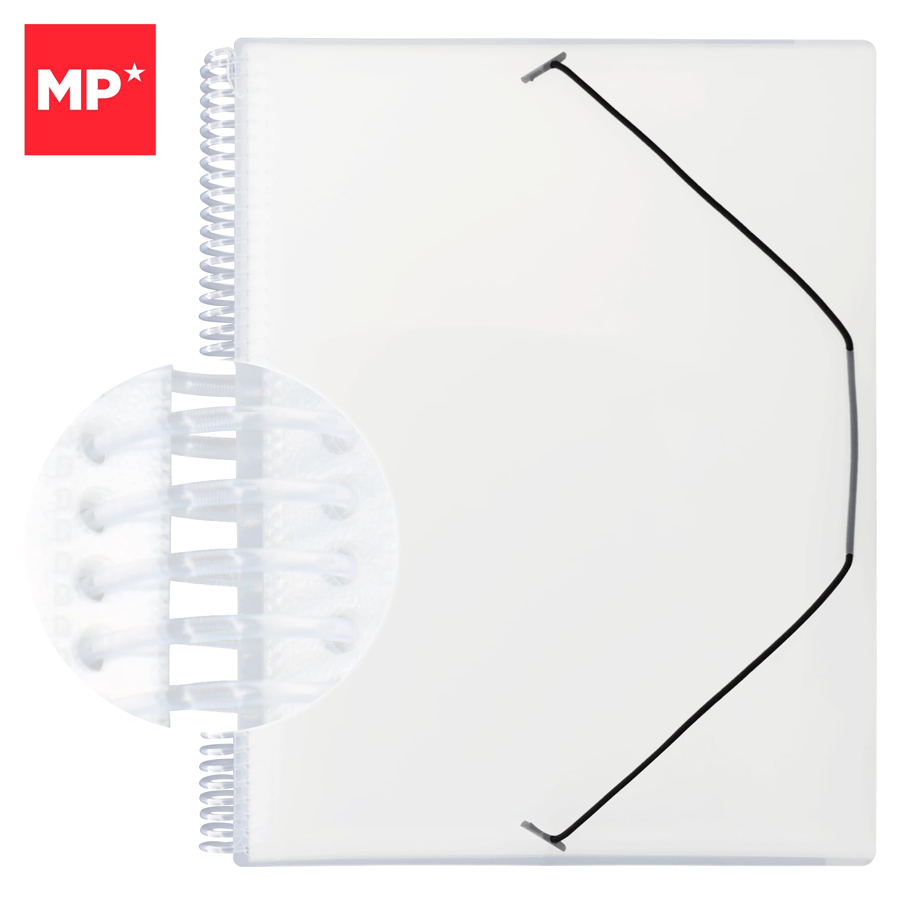 MP - Carpeta Clasificadora con Anillas, 80 Fundas A4 con Portada Personalizable