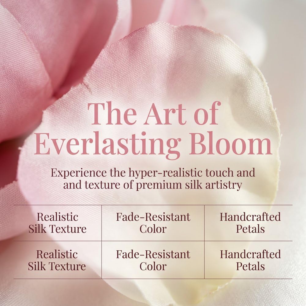 5 steli di fiori di peonia artificiali da 68 cm, fiori di peonia in seta sintetica rosa e bianca, rami floreali realistici con boccioli per composizioni in vaso, decorazioni per la casa, centrota