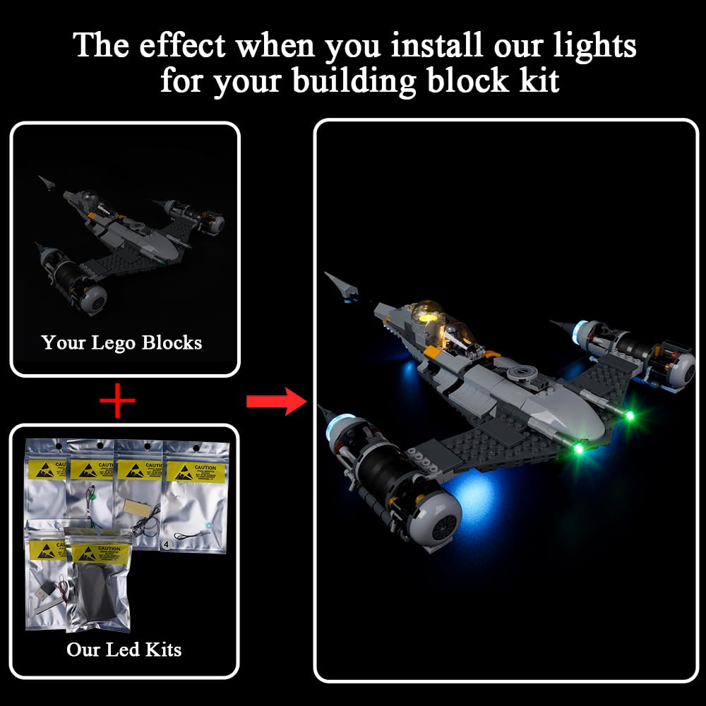 Amazon.com: Kyglaring LED Lighting Kit for Lego 75325 The