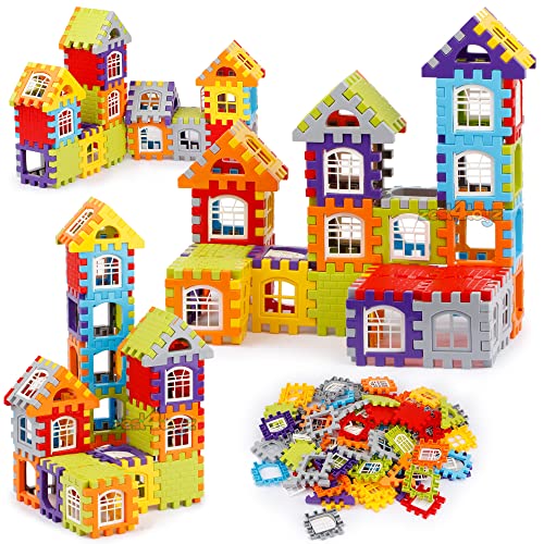 Image of Zest 4 Toyz Building Blocks Puzzle Set Early Learning Educational Construction Activity Game Toys for Kids Boys Girls (72 Pcs)