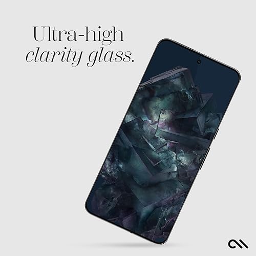 Miniatura 4 de Case-Mate Protector de pantalla para Google Pixel 8 Pro Ultra de 6.7 pulgadas, vidrio templado antiarañazos con protección contra roturas 5x, vidrio