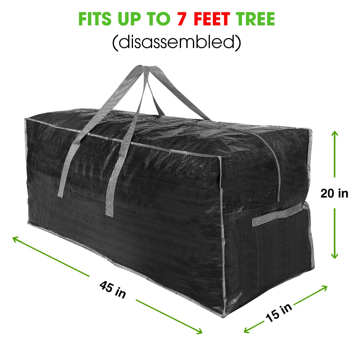 ProPik Artificial Tree Storage Bag, Black - Image 3
