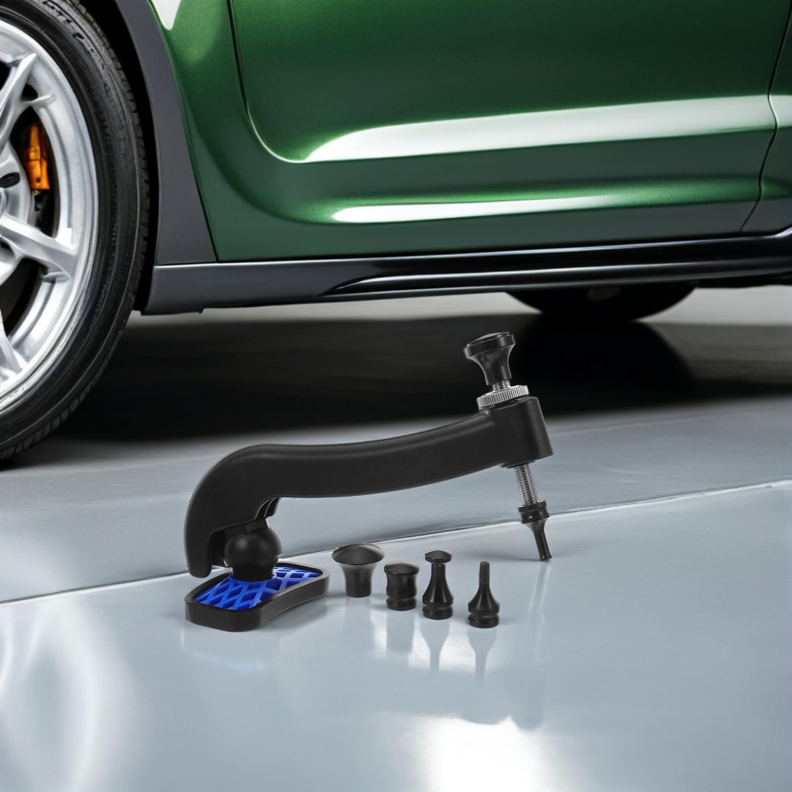 GLEAVI Kit di Riparazione Ammaccature Auto Pennarello e Estrattore in Gomma per Rimozione Ammaccature Carrozzeria Design Portatile per Garage e Officina