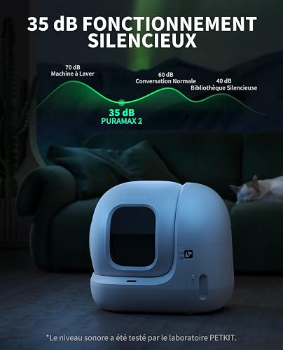 PETKIT Pura Max 2 Self Cleaning Litter Box, xSecure/Odor Removal/APP Automatic Control, Cat Litter Box for Multiple Cats - 5