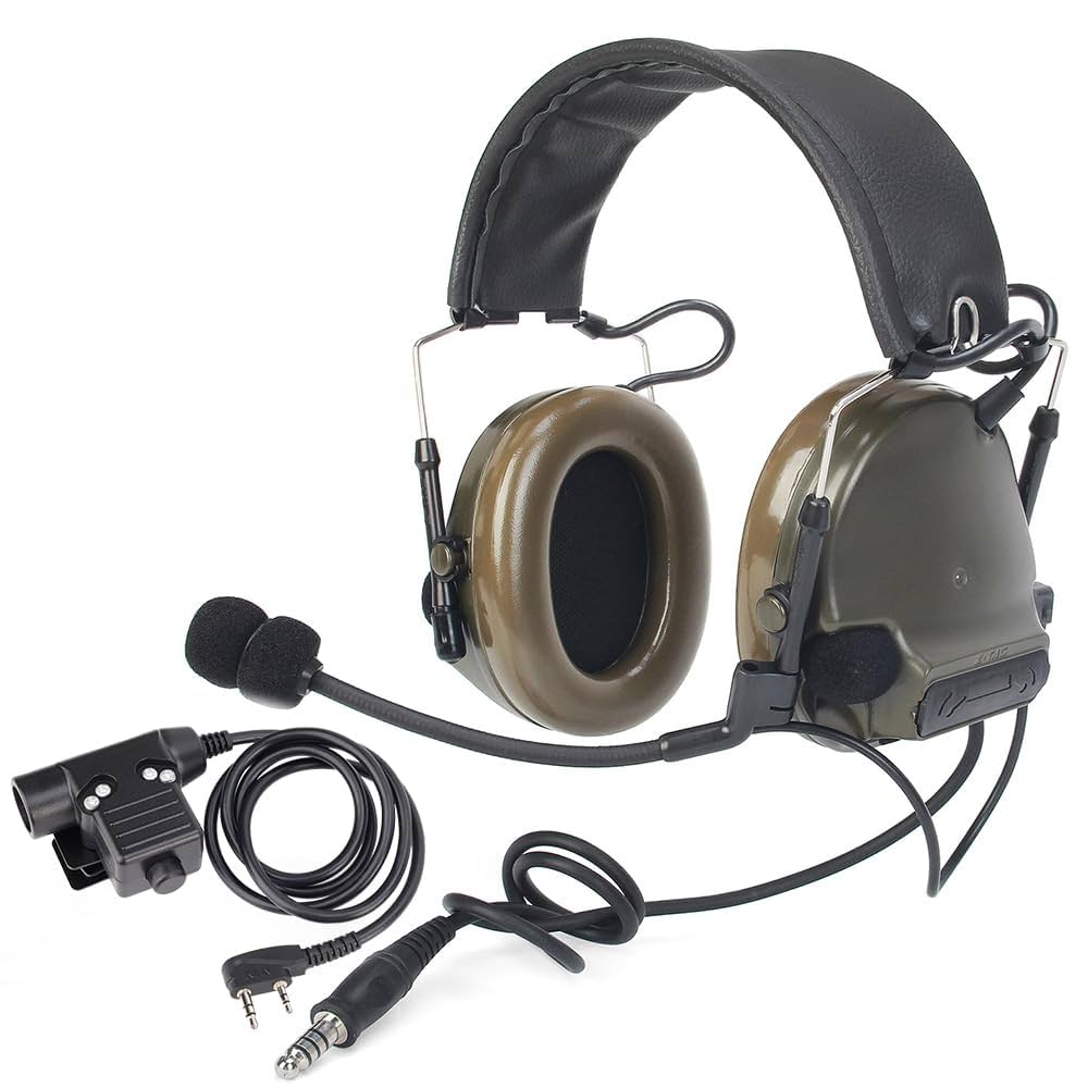 ZTAC COMTACⅡ PTT付き Amazon.co.jp: ZTAC Comtac II Tactical Headset Suitable for
