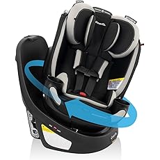 Evenflo Gold Revolve360 Extend All-in-One Rotational Car Seat with SensorSafe (Sapphire Blue)