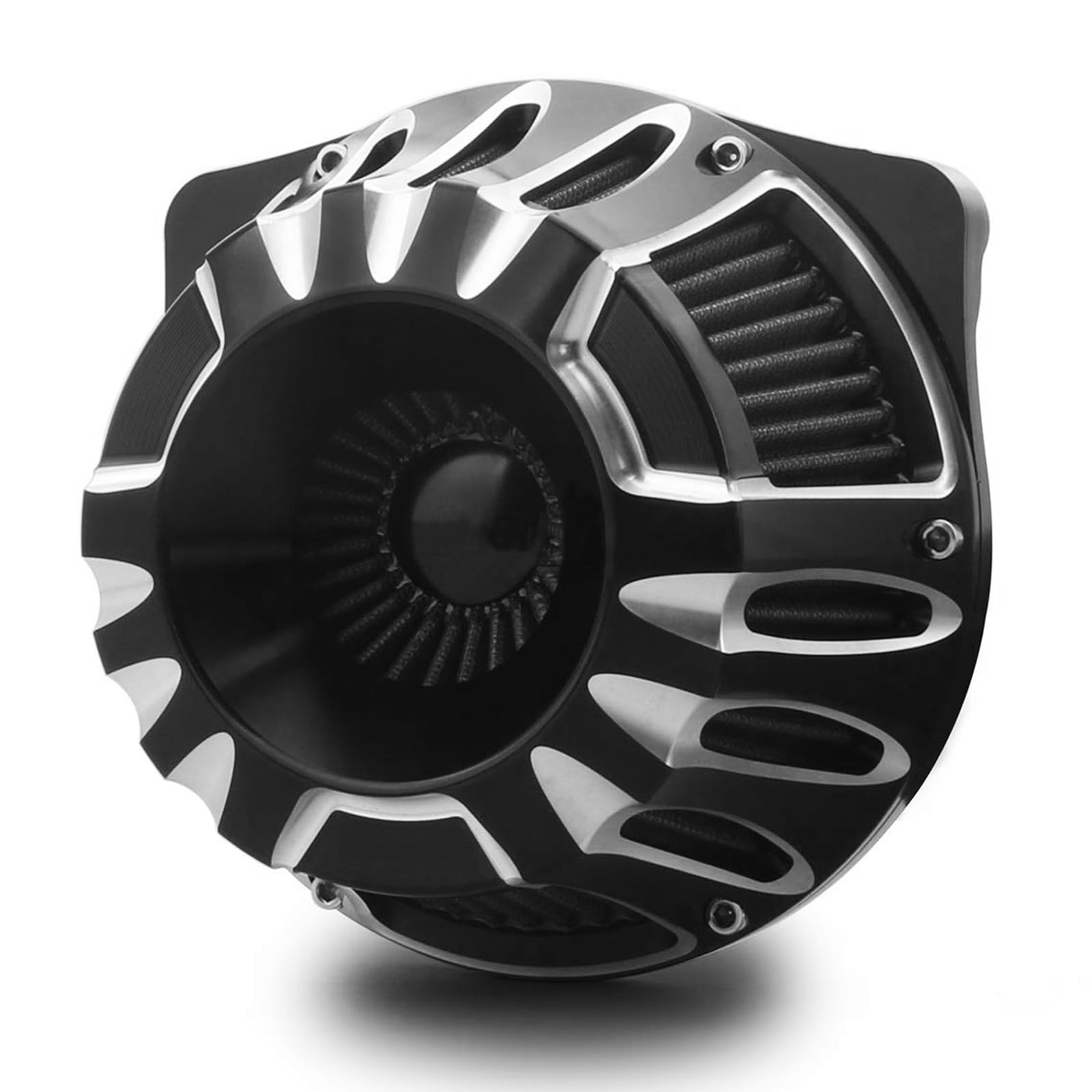 For harley air cleaner filter Touring street glide road king electra tri trike Dyna Sportster XL 883 1200 Softail air intake (Deep style -Contrast Cut, B-For Softail/Dyna 93-15 ，Touring 01-07)