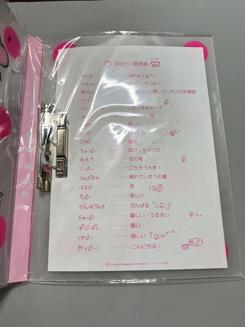 のりピー酒井法子の簡易保険クリアファイル のりピー酒井法子の簡易保険クリアファイル