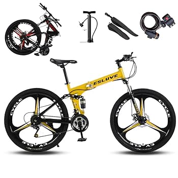 Amazon | 折りたたみ マウンテンバイク 自転車 21段変速 26