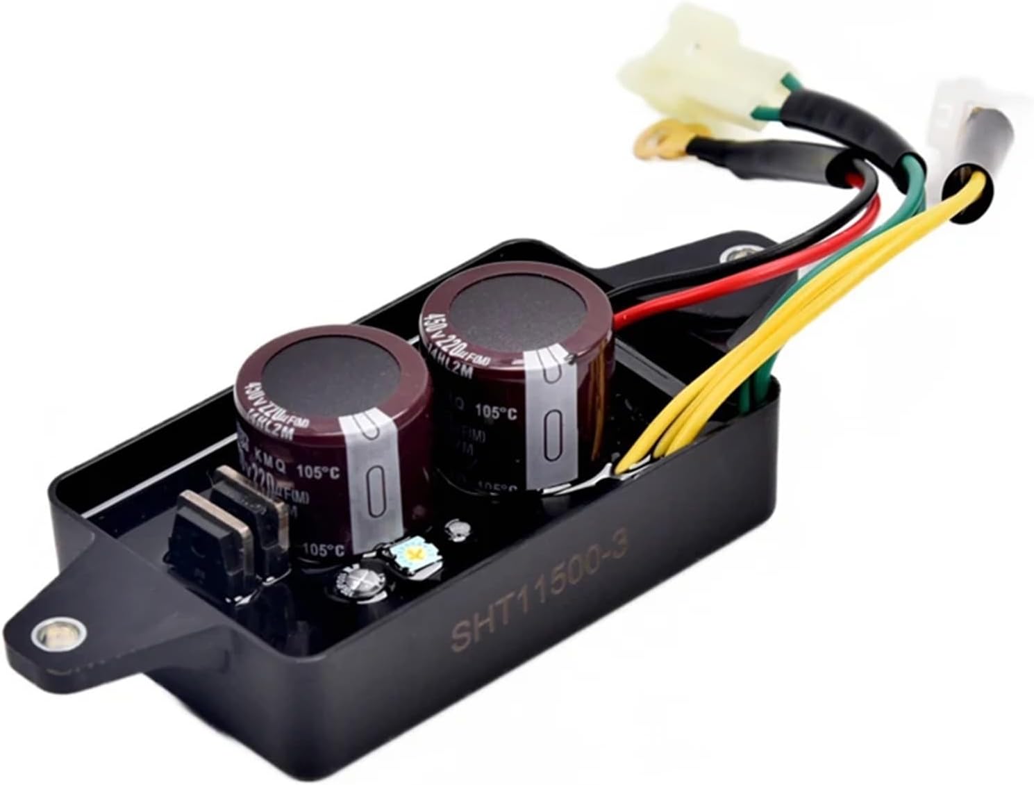 SHT11500 220V single-phase automatic voltage regulator Automatic Voltage Regulator SHT11500 380v 3-phase 7-wire gasoline engine parts(Sht11500-380v)