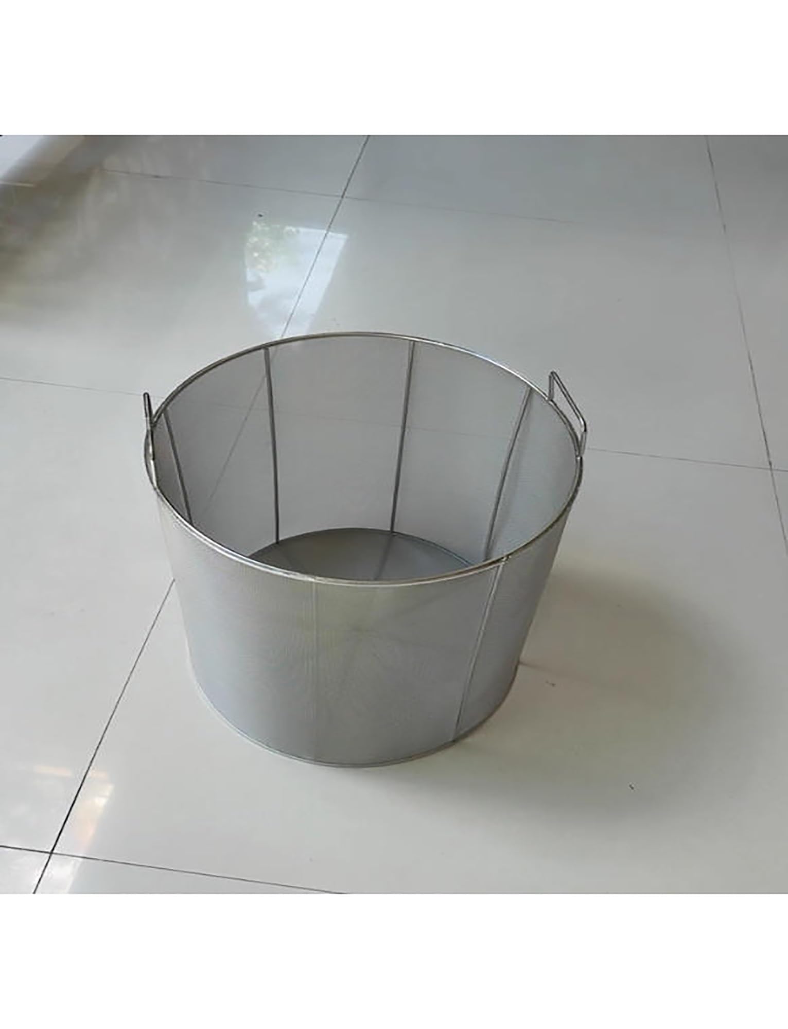 Colador de malla de acero inoxidable 304, cesta de drenaje de cocina para lavar, filtrar y secar frutas y verduras, duradero y resistente al óxido, esencial para la cocina