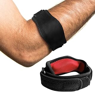 lifcasual Cinta de cotovelo ajustável suporte de cotovelo de tênis envoltório de cotovelo antebraço cinto protetor de cotovelo para alívio de dor de artrite de cotovelo de tênis