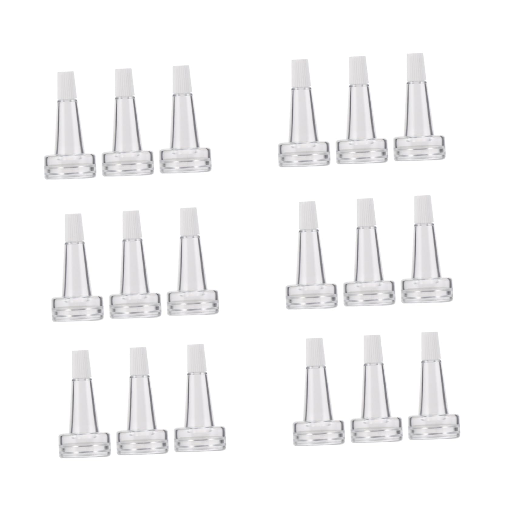 Ciieeo Essence Bottle Caps 100pcs Plastic Vial Bottle Caps for Toner Travel Outdoor