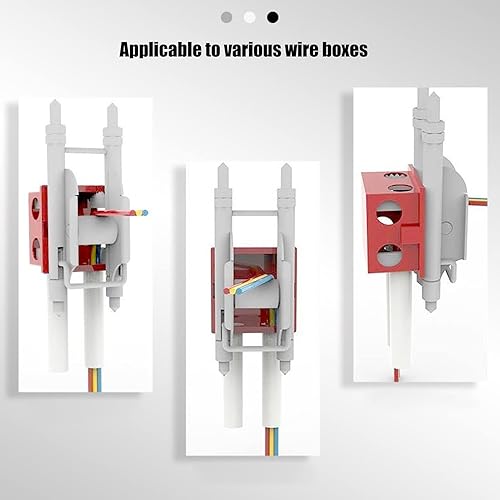 Miniatura 2 de Oumefar Herramienta auxiliar de roscado de cable de metal flexible antideslizante eficiente estable para electricista
