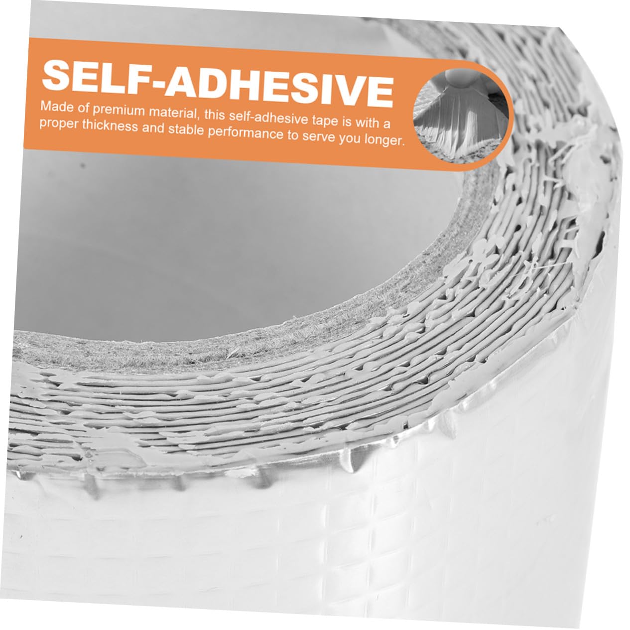 Cinta Butilo Autoadhesiva de Aluminio para Sellado y Reparación de Tejados Resistente la Intemperie para Caravanas Ventanas y Canalones