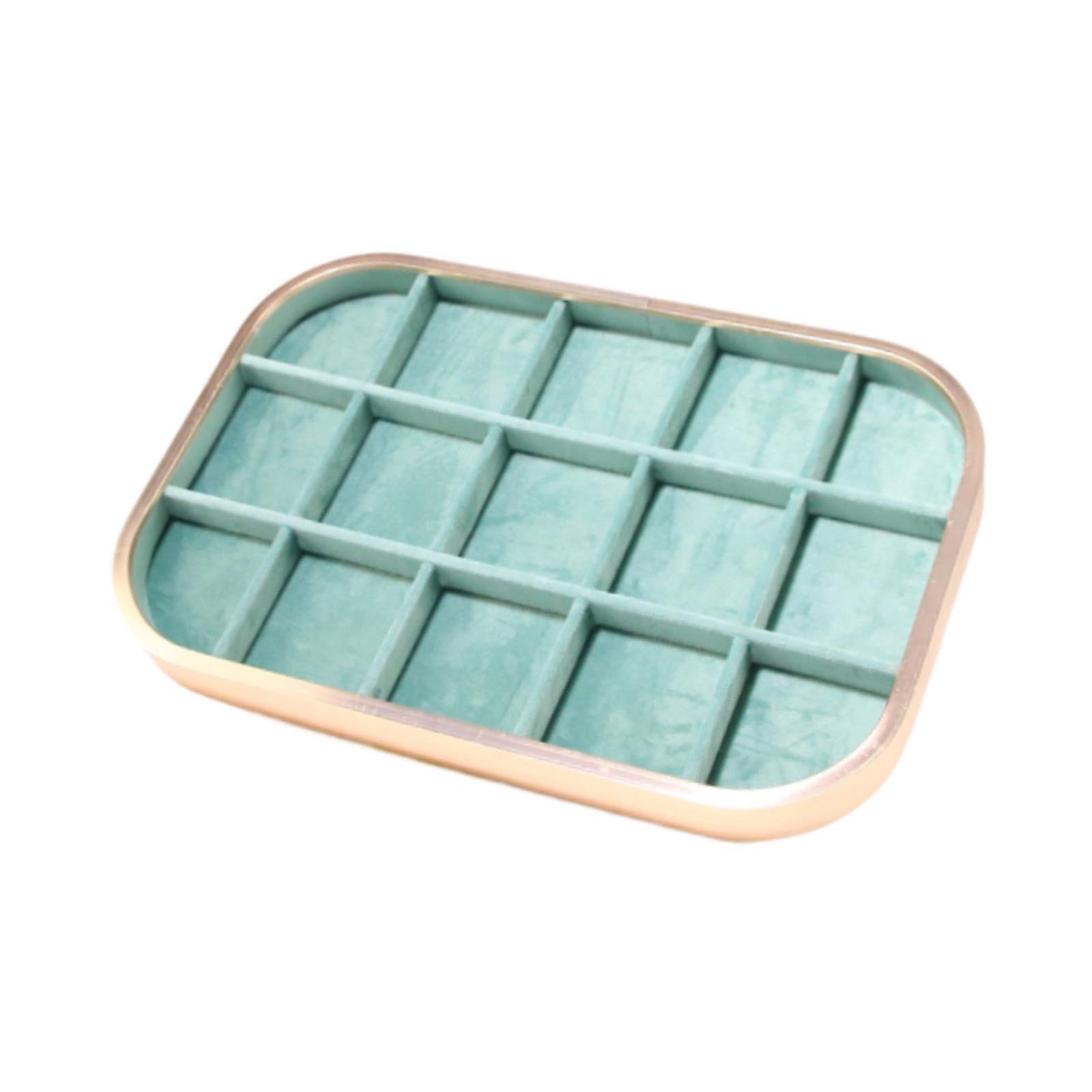 Twisaxc Women's Jewelry Storage Tray Drawers Organizer Jewelry Display, 15 Grids