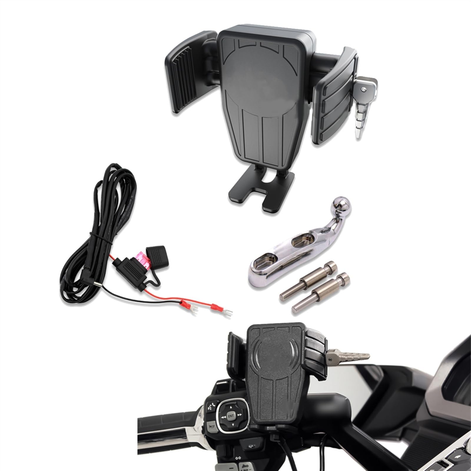 Support téléphone Goldwing GL1800 sans fil pour GPS - 8