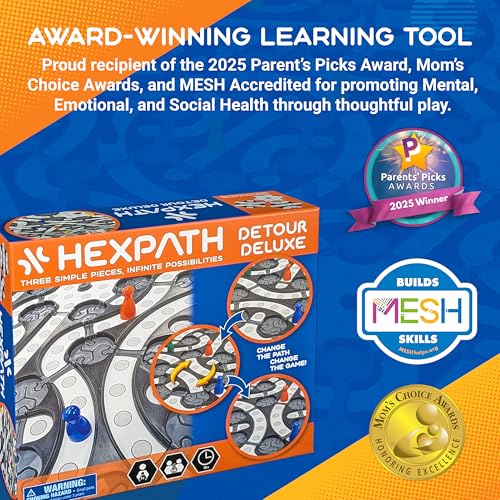 HexPath Detour Deluxe juego de mesa estratégico 7 en 1 miniatura 3