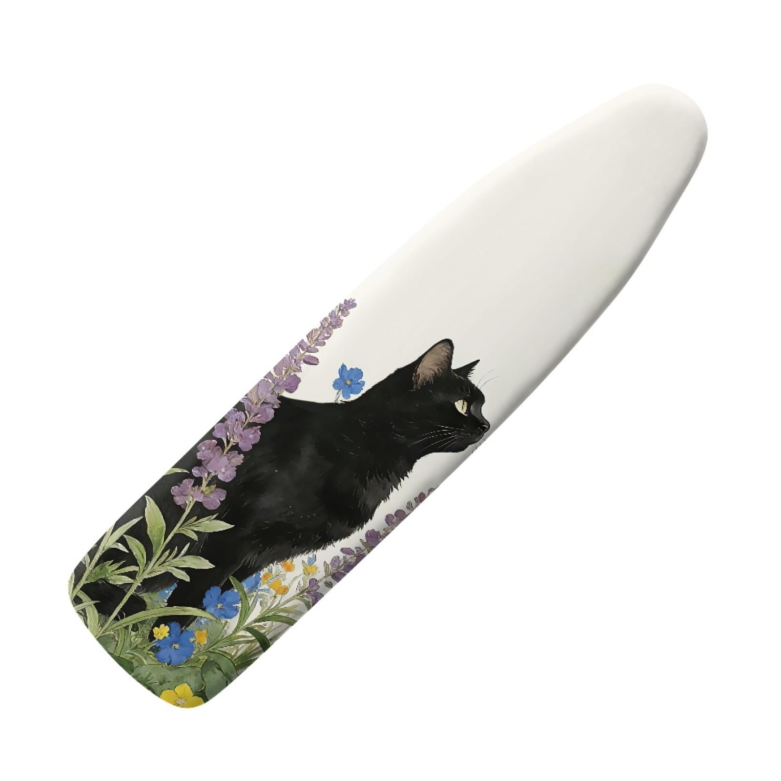 Elasticated Ironing Board Covers 125 X 45 Animal Cat Universal iron board covers and Padding,Adjustable Fastener,Durable,Washable,Easy to Install,Slip-resistant and heat-resistan