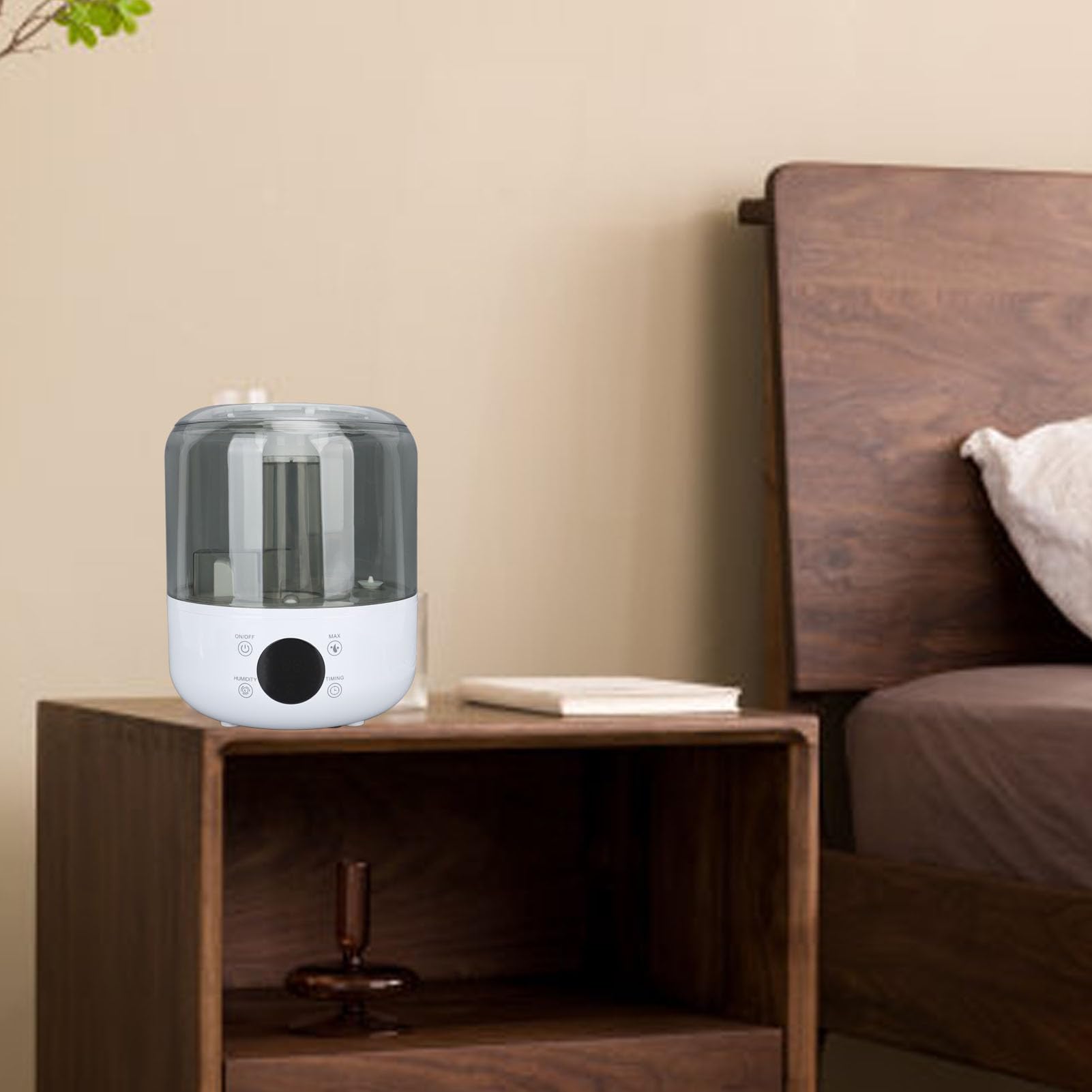 aqxreight Humidificador De Niebla Doble 3L Gran Capacidad Ajustable Silencioso para Oficina Y Dormitorio Humidificador De Escritorio con Tecnología Avanzada Y Funcionamiento Fácil