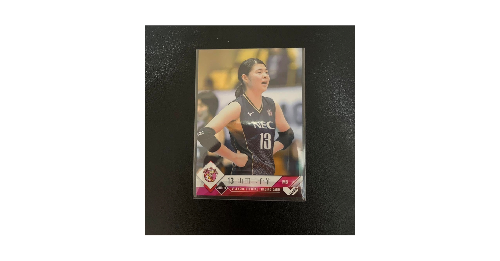 山田二千華 バレーボール女子日本代表直筆サインmini色紙NECレッドロケッツ 女子バレーNECレッドロケッツ山田二千華選手 直筆サイン色紙