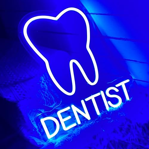Miniatura 10 de Letreros de neón de dentista para decoración de pared, lámpara de luces de neón con luz personalizada, para habitación, dormitorio, decoración