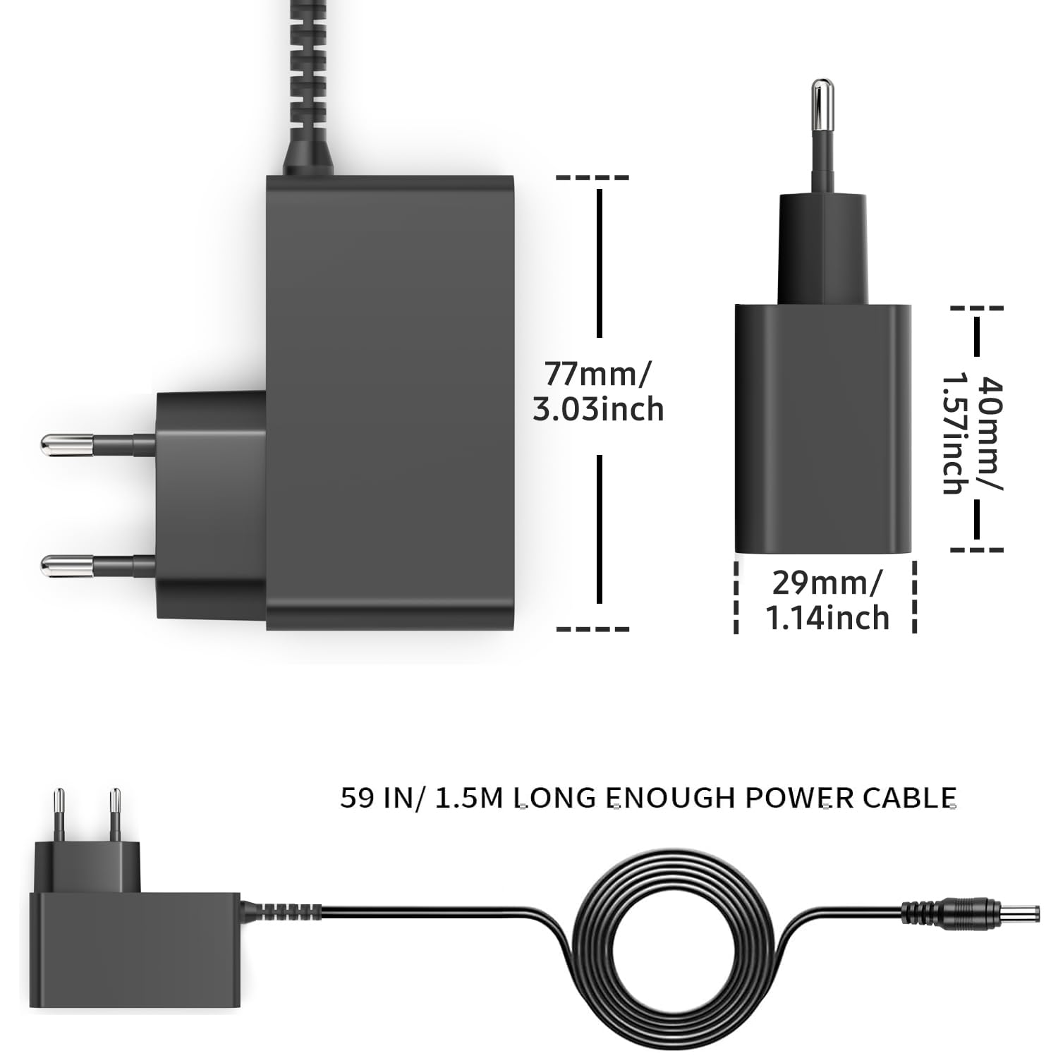 TAIFU 5V 3A d'alimentation Chargeur pour Gardena Smart Gateway 19000, 19005-20, 19005-00.600.00, Replaces 19000-00.600.37 Gardena Connection Device Adapter Charging pour Gardena Smart Système