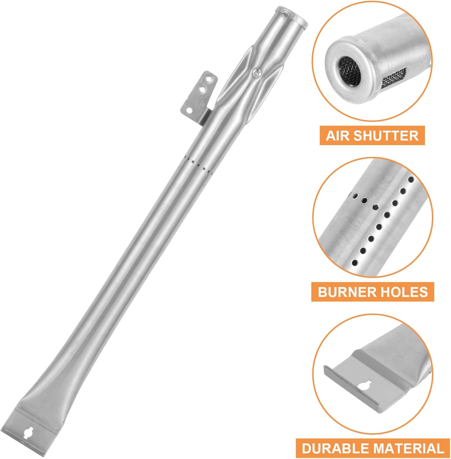 Stainless Steel Cooking Grill Grates,Heat Shields, Burners, Ignitors Kit & Grill Igniter Kit for Nexgrill 720-0888 Accessories for Nexgrill Replacement Parts 4/5 Burner Grills