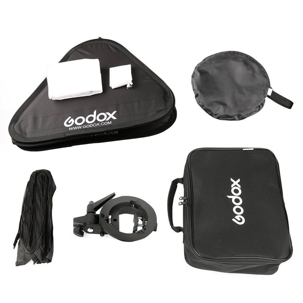 ★週末セール★Godox ML60 + ライトスタンド、ソフトボックスなど Amazon | GODOXグリッドソフトボックス60×60cm 折りたたみ S型