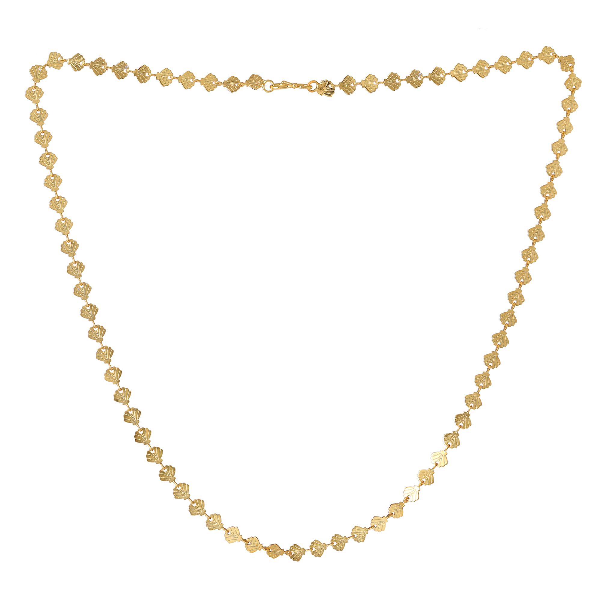 gehena by estele Fashion Jewelry Neck Chain for Men & Women: Gold Plated Trendy and Fashionable Lightweight Necklace Chain- Modern& Versatile Option for Men,Women & Boy's (Unisex)-OSAK011-IG CHAIN-picture-33