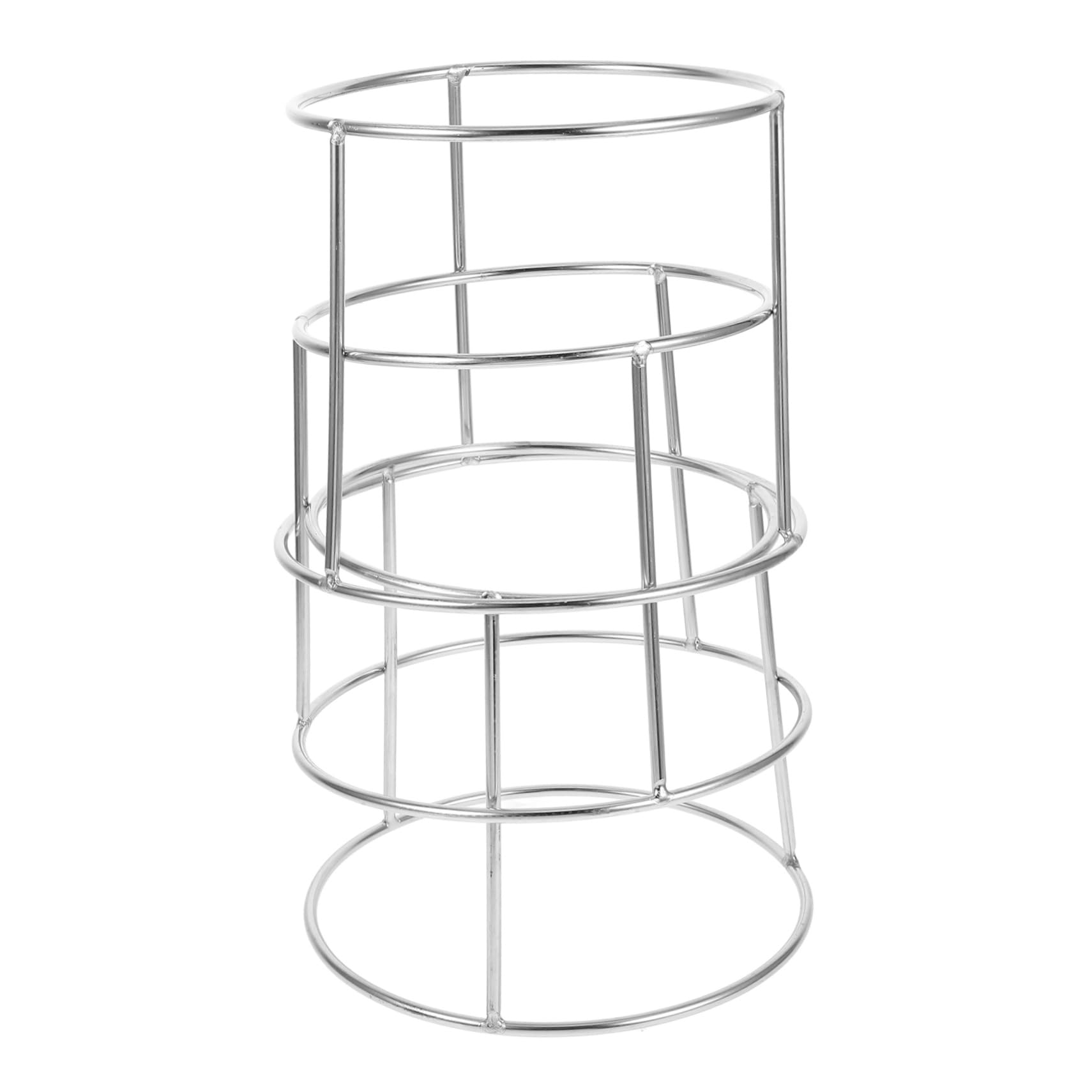 MUCKLILY Versatile Stainless Steel Seafood Tray Display Rack Efficient Space-saving Design