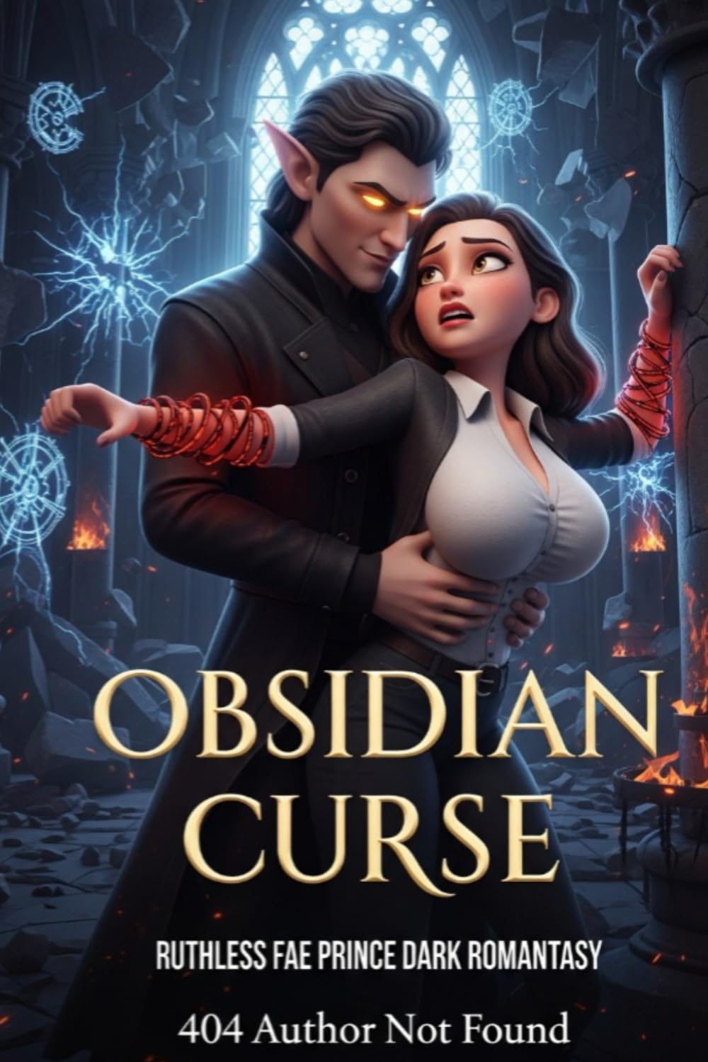 Obsidian Curse: A Dark Romantasy Novel with Ruthless Fae Prince, Enemies to Lovers, Fated Mates, Forbidden Romance, and Spicy Fantasy Adventure in a Cursed Fae Realm