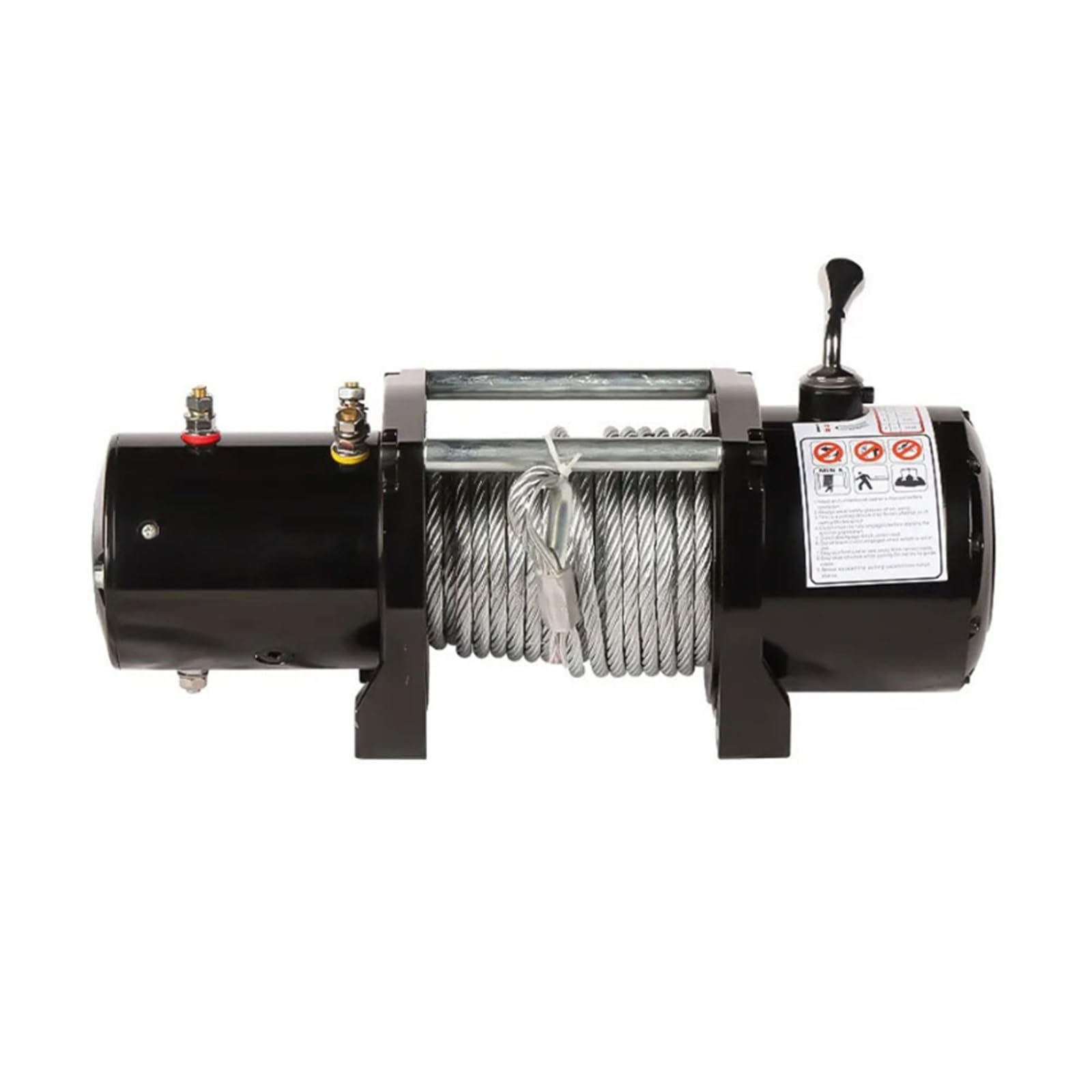 Cabrestante Eléctrico De 12V/24V Y 4000lb, Juego Control Remoto, Acero Alta Resistencia For Remolque ATV, Conveniente(24V 3500lb)