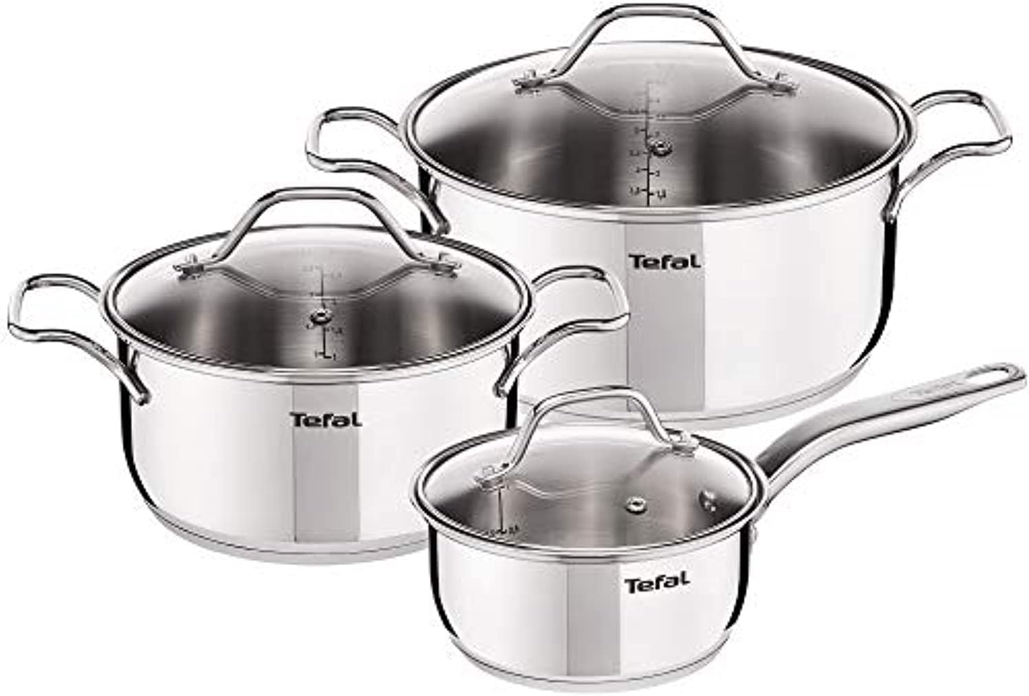 Tefal Intuition v2 - Set 6 pcs,Silver,A702S685